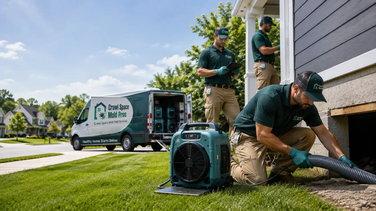 Crawl Space Mold Removal in Colfax, CA